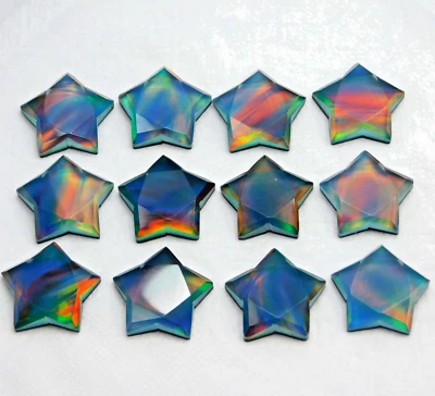 12-Piece Certified Australian Doublet Opal Gemstone Lot – Natural & Multicolor - Image 1 of 4