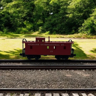 N Scale Kadee "Vintage" Spokane International RY 34' Wood Sheathed Caboose - NIB - Image 1 of 4