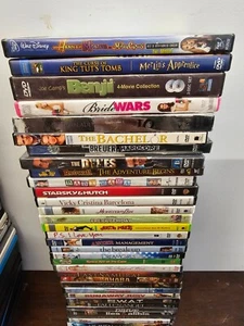 Wholesale DVD Lot!  50 assorted used movies. Free Shipping, read more below. - Picture 1 of 9