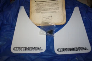 Lincoln Continental Splash Guards Mud Flaps White F0OY-16A550 - Picture 1 of 1