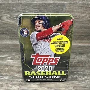 2020 Topps Baseball Series One Trading Cards Factory Sealed Tin Box (Betts) - Bild 1 von 2