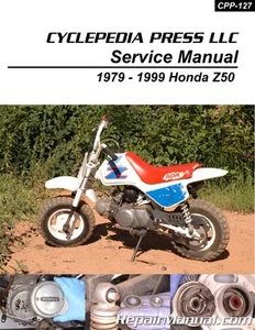1979-1999 Honda Z50R Cyclepedia Printed Motorcycle Service Manual - Bild 1 von 1
