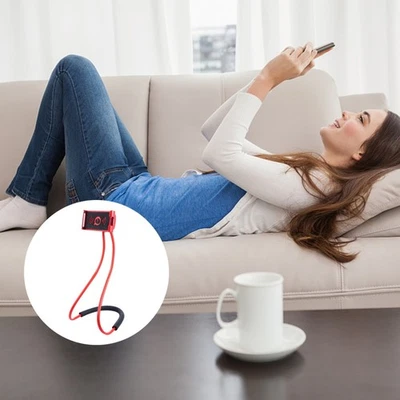  Neck Support Lazy Porta Cellulare Da Collo Cavalletto Supporto Per - Immagine 1 di 4