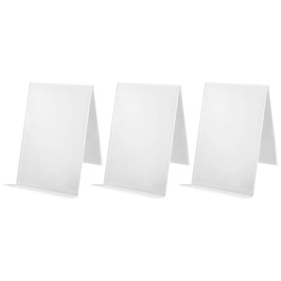 3 Pcs Acrylic Book Stand,Clear Acrylic Display Stand, Clear Holder for7052 - image 1 of 4