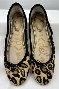 Sam Edelman Felicia Ballet Flat - Donna Taglia 8 Colore "Nuovo Tan Leopard" - Foto 1 di 6