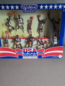 1992 Team USA Basketball Dream Team Starting Lineup NBA Edition Set Kenner New - Picture 1 of 11