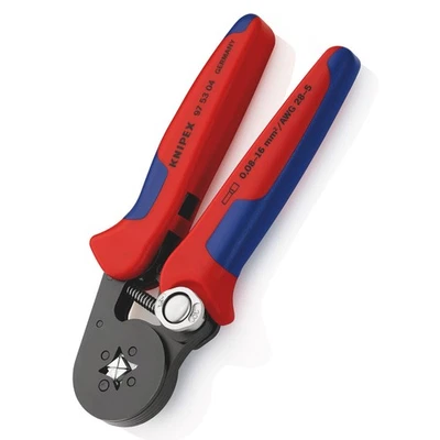 Knipex Self-Adjusting End Sleeve Crimping Pliers 7" Square Compression 975304SB - Image 1 of 4