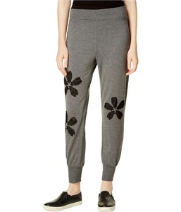 maison Jules Womens Lace-Applique Casual Jogger Pants - Picture 1 of 8