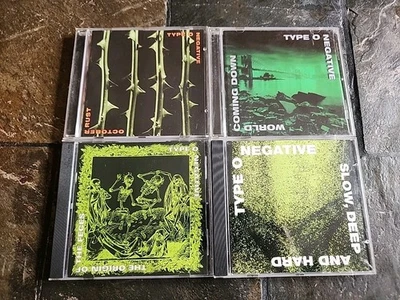 Type O Negative 4 CD Lot The Feces Slow Deep Hard October Rust World Coming Down - Image 1 of 4