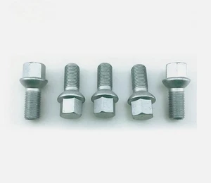 5Pcs 0009904907 Wheel Lug Bolts Nuts For Mercedes Benz C250 C300 C350 C63 CLA45 - Picture 1 of 3