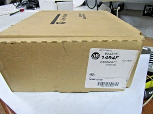 ✌️NEW ALLEN BRADLEY 1494F-D100 SER. D 100 AMP 3 POLE PANEL DISCONNECT - Picture 1 of 6