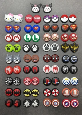 2x Thumb Grip Caps for PS5/PS4, Xbox Series X/S, Nintendo Switch 2 Non-slip NEW! - Image 1 of 4