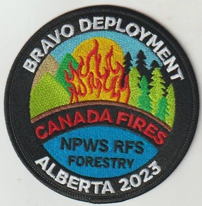 NSW Rural Fire Service Canada Fires 2023 patch shipped from Australia - Picture 1 of 1