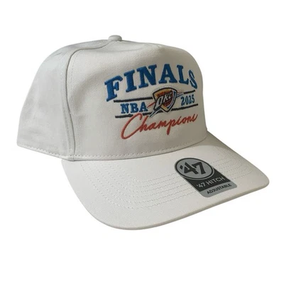Oklahoma City Thunder 47 Brand 2025 NBA Finals Champions Adjustable Snapback Hat - Image 1 of 4