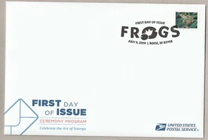 US 5398 Frogs Squirrel Tree Ceremony Program FDC 2019 - Picture 1 of 1