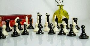 plastic chess soviet set 1970-80s Vintage USSR Plastic Easter gift - Picture 1 of 10