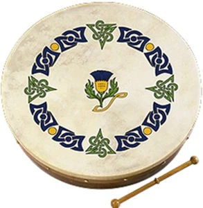 Waltons Thistle Flag 18" Bodhran with Tipper - Make me a offer Sale now on - Picture 1 of 1