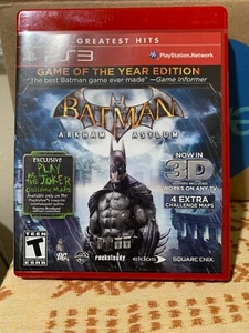 Batman: Arkham Asylum -- Game of the Year Edition. (Sony PlayStation 3, 2010) - Bild 1 von 3