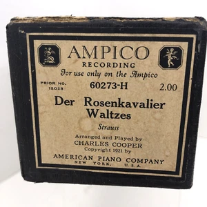 Der Rosenkavalier Waltzes 60273-H Ampico Piano Roll Strauss Charles Cooper - Picture 1 of 12