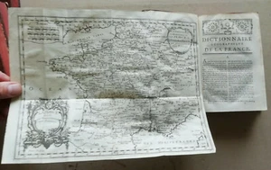 Dictionnaire Géographique Portatif de la France 4 Tomes éd Veuve Besongne 1765 - Picture 1 of 9