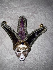 Maschera veneziana con Swarovski decorazione casa fatta a mano con calamita