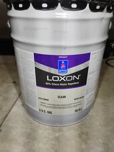 5 galloni Sherwin Williams Loxon 40% silano idrorepellente trasparente - Foto 1 di 6