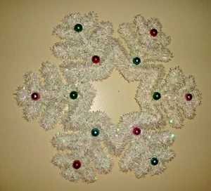 Vintage 19" Tinsel Christmas Star Hanging Decoration - Picture 1 of 4