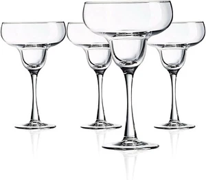 Cachet Clear Margarita 4 PC 14.5 oz. Glassware Set New in Box - Picture 1 of 8