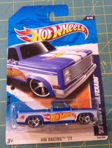 2011 Hot Wheels HW Racing - Blue - '83 Chevy Silverado - Picture 1 of 3