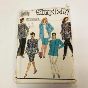 De colección Simplicity Patrón de Costura 7072 Mujer Falda Pantalones Chaqueta Túnica Talla 18W-24W - Imagen 1 de 2