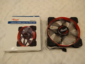 Rosewill 120mm Case Fan with LED and PWM (Pulse Width Modulation) Function - Picture 1 of 8