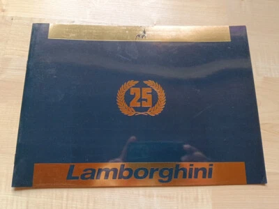 Lamborghini Countach 25th Anniversary modelo aniversario, folleto 1989 Foto 1 de 4