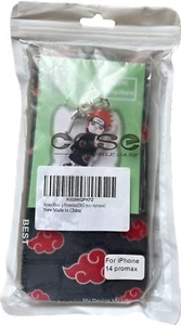 Anime Naruto Akatsuki Clouds Phone case For iPhone 14 Pro Max With Key Chain. - Picture 1 of 2