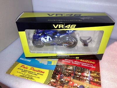 122183046 MINICHAMPS 1:12 YAMAHA 2018 V. ROSSI SHIP. WORLD. - Immagine 1 di 4