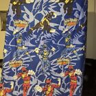 Vintage Power Rangers Wild Force Decke SELTEN 88"" x 66""/Twin