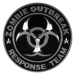 Calcomanía de plástico emblema insignia Zombie Outbreak Response Team 3D ABS 4 pulgadas - Imagen 1 de 3