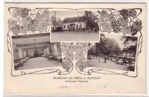 60573 Wieloobrazowy Ak Leipzig Eutritzsch Restaurant zur Mühle 1913 - Zdjęcie 1 z 1