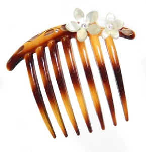 Caravan French Twist Comb Rose and Stone+paint - Picture 1 of 1