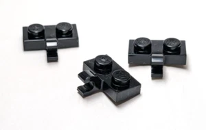 Lego-Menge 3-schwarz, Platte Spezial 1 x 2 mit Clip horizontal an der Seite - Bild 1 von 1