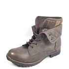 Rock & Candy Spraypaint Womens Size 7 M Dk. Brown Ankle Boots