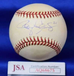 Roger Clemens JSA COA Autograph National League Signed Baseball 21 - Picture 1 of 1