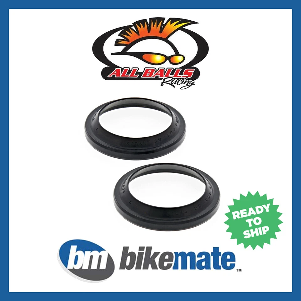 Fork Dust Seals for KAWASAKI KX 80 1991 1992 1993 1994 1995 1996 1997 - Image 1 of 1