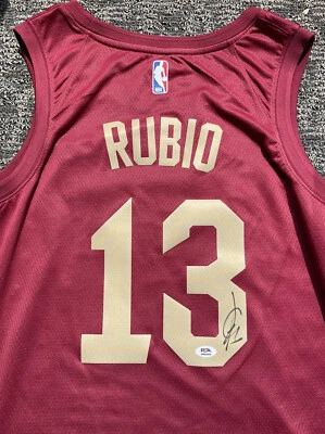 Ricky Rubio Signed Autographed Cleveland Cavaliers swingman Jersey Psa/Dna Coa - Image 1 of 4