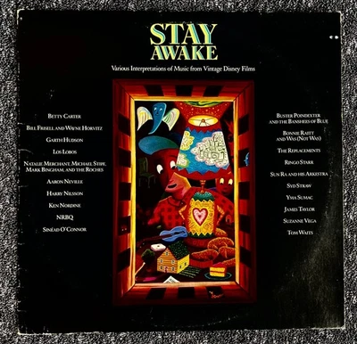 STAY AWAKE 1988 LP DISNEY Songs YMA SUMAC Sinead O'Connor RINGO STARR Los Lobos - Image 1 of 4