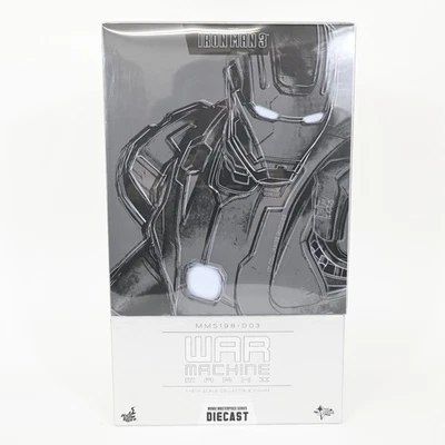 Figura Marvel Hot Toys MMS198 D03 War Machine iIron Man 3 Diecast escala 1/6 - Imagen 1 de 4