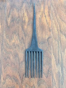 VTG 8" Hair Lifts Pick Black Long Handle Rat Tail Teasing Comb stylist Dresser - Picture 1 of 3