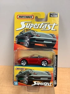 Porsche Boxster 56 Red Matchbox Superfast Limited Edition 1 of 15,500 Diecast - Picture 1 of 7