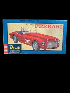 Vintage 1953 Revell Highway Pioneers 1952 4.1 Litre Ferrari Model Kit New Sealed - Picture 1 of 6