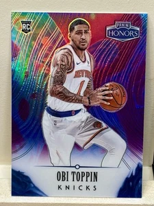 Obi Toppin 2020-21 Panini Chronicles Honors púrpura Prizm novato/49 radiocontrol - Imagen 1 de 3