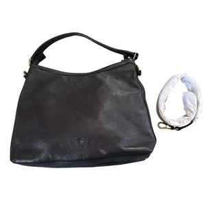 Frye Tasche Lily Leder Hobo Bag schwarz klassisch schick Western Boho Crossbody lässig - Bild 1 von 14